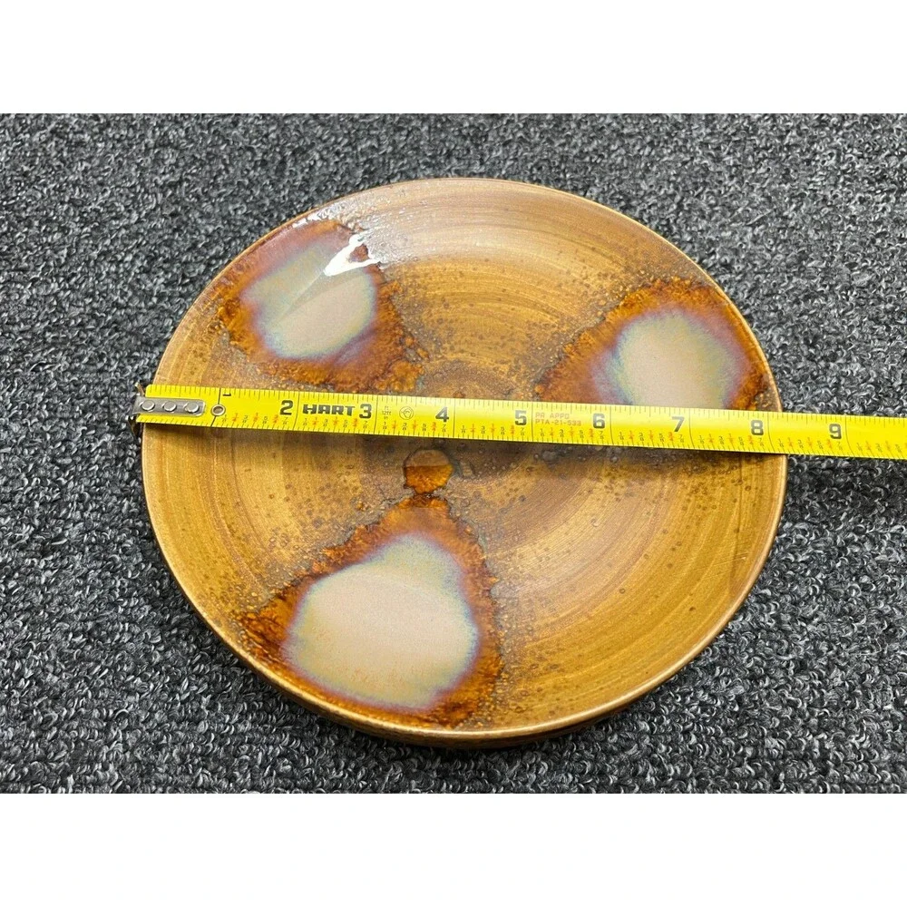 Sango Splash 4951 Brown Drip Glaze 8.25